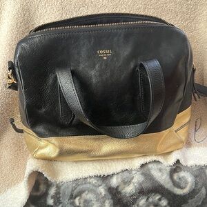 Leather Fossil Bag